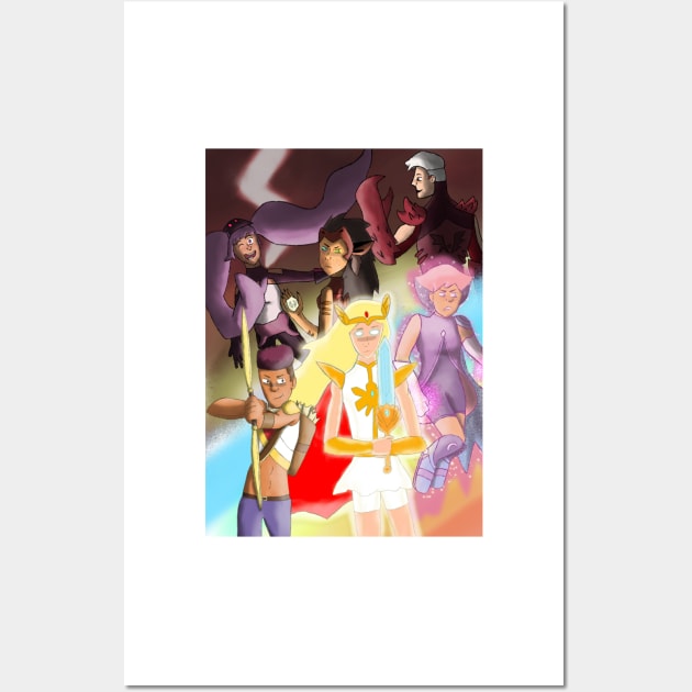 She ra and her friends poster Wall Art by SharonTheFirst